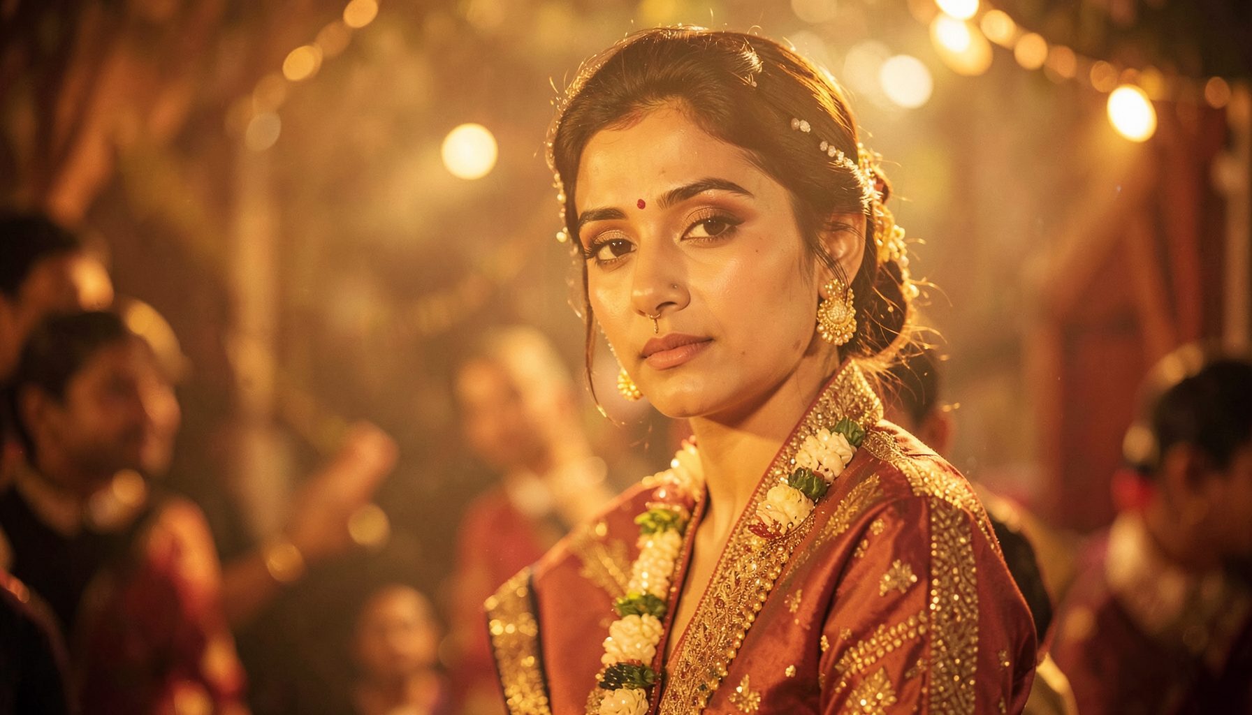 Warm-toned thumbnail with soft amber and gold lighting, suggesting a romantic Bollywood music video scene